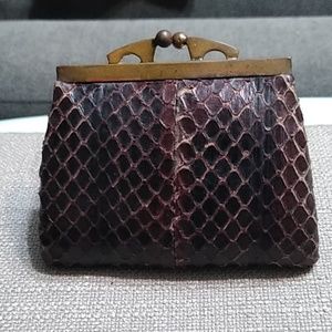 Vintage snake skin coin 👛 purse